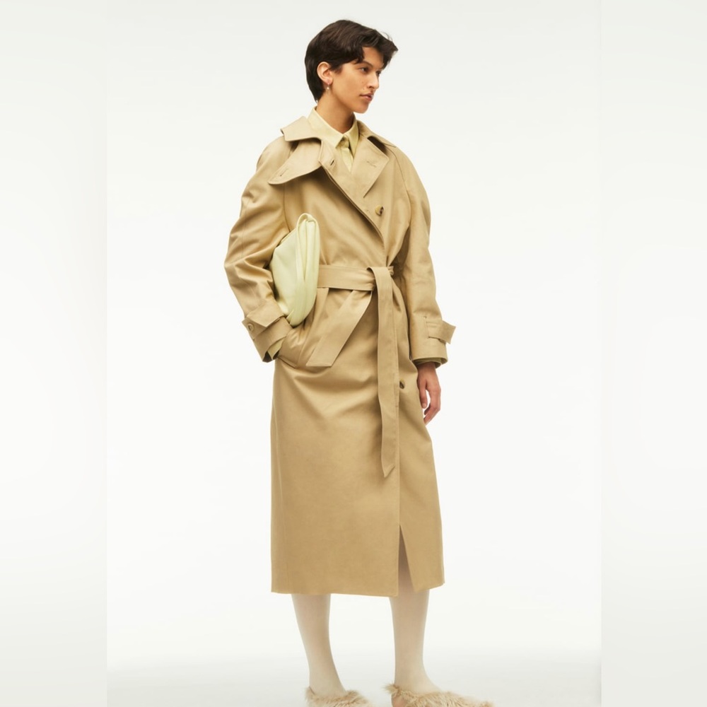 NWT ZARA OVERSIZED TRENCH LIMITED EDITION SIZE XS